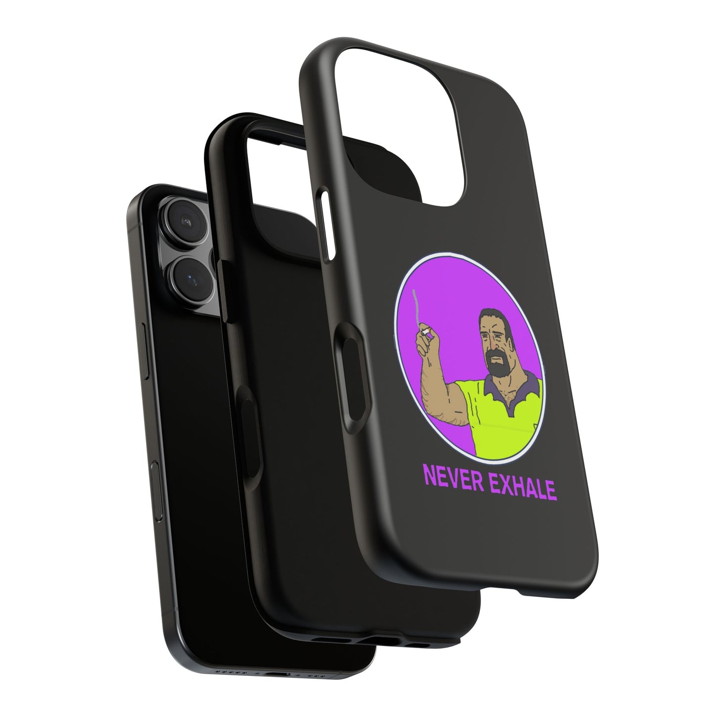 Never Exhale Phone Case (Black)