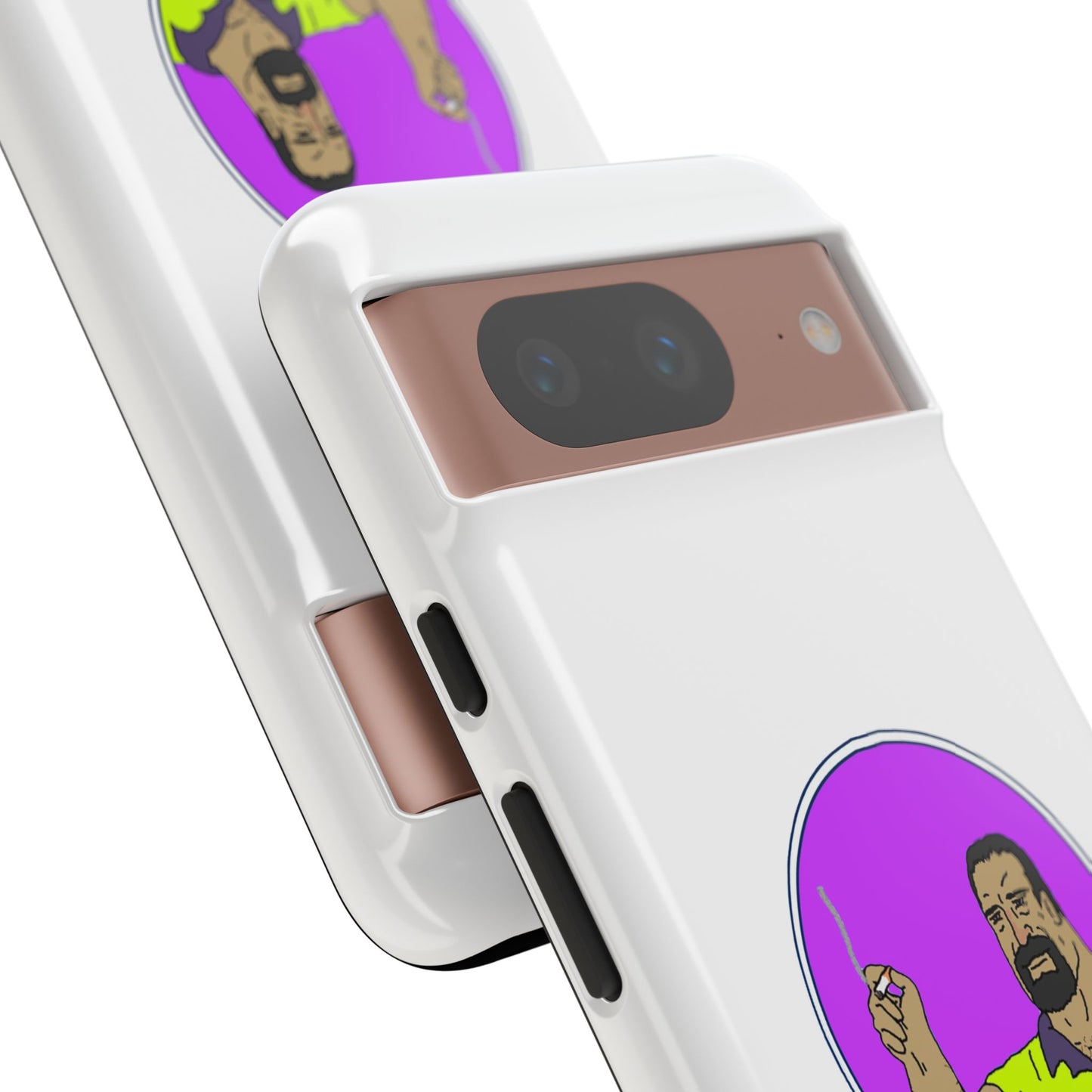 Never Exhale Phone Case (White)