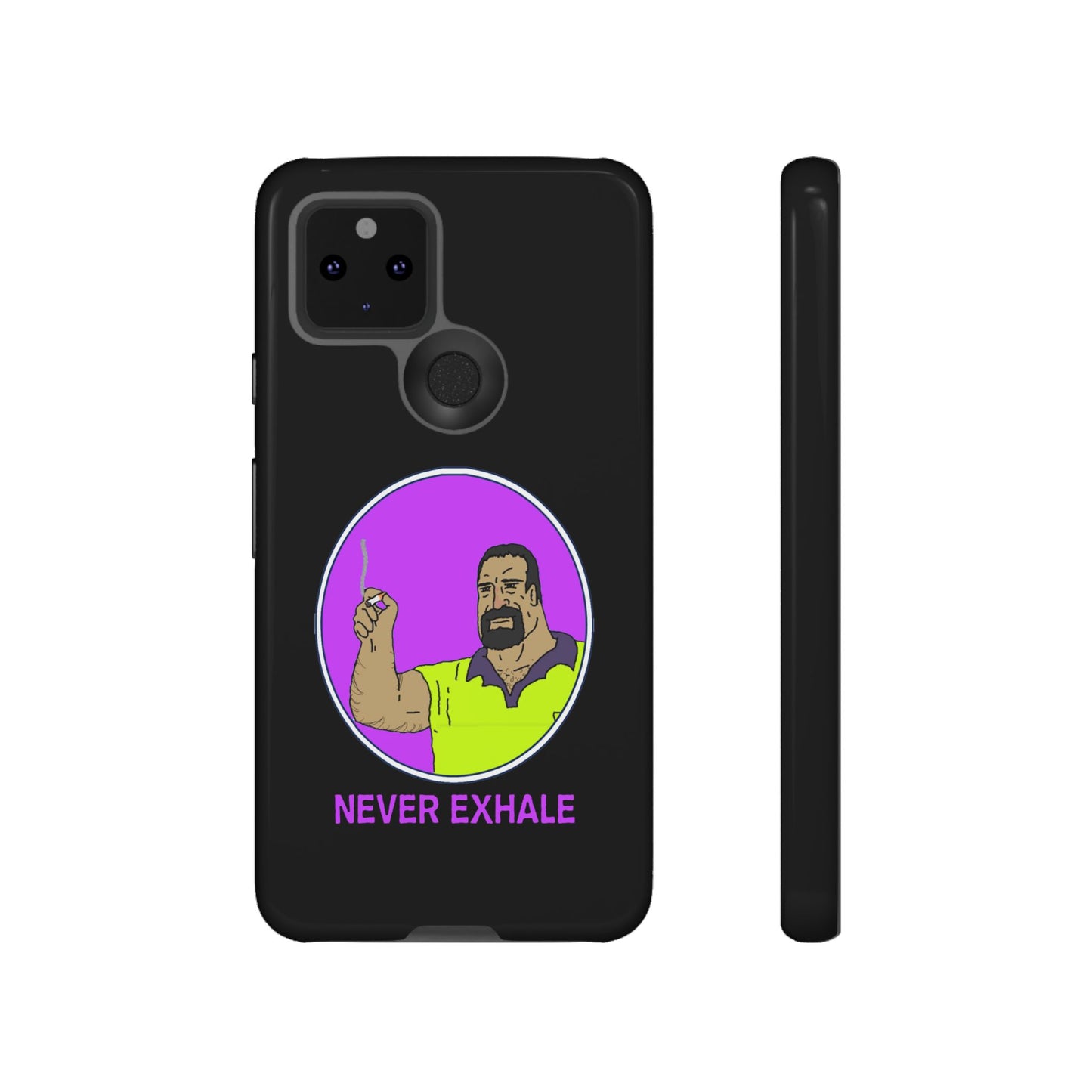 Never Exhale Phone Case (Black)