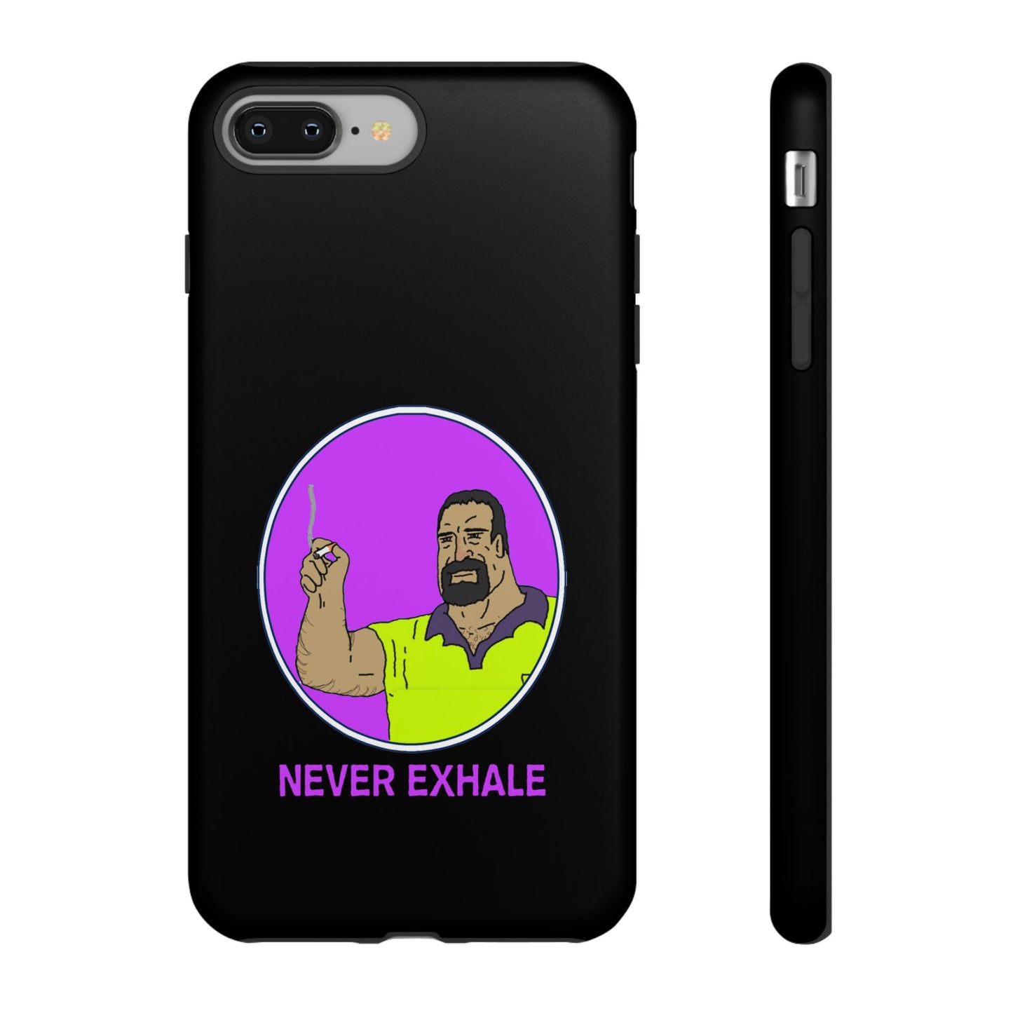 Never Exhale Phone Case (Black)