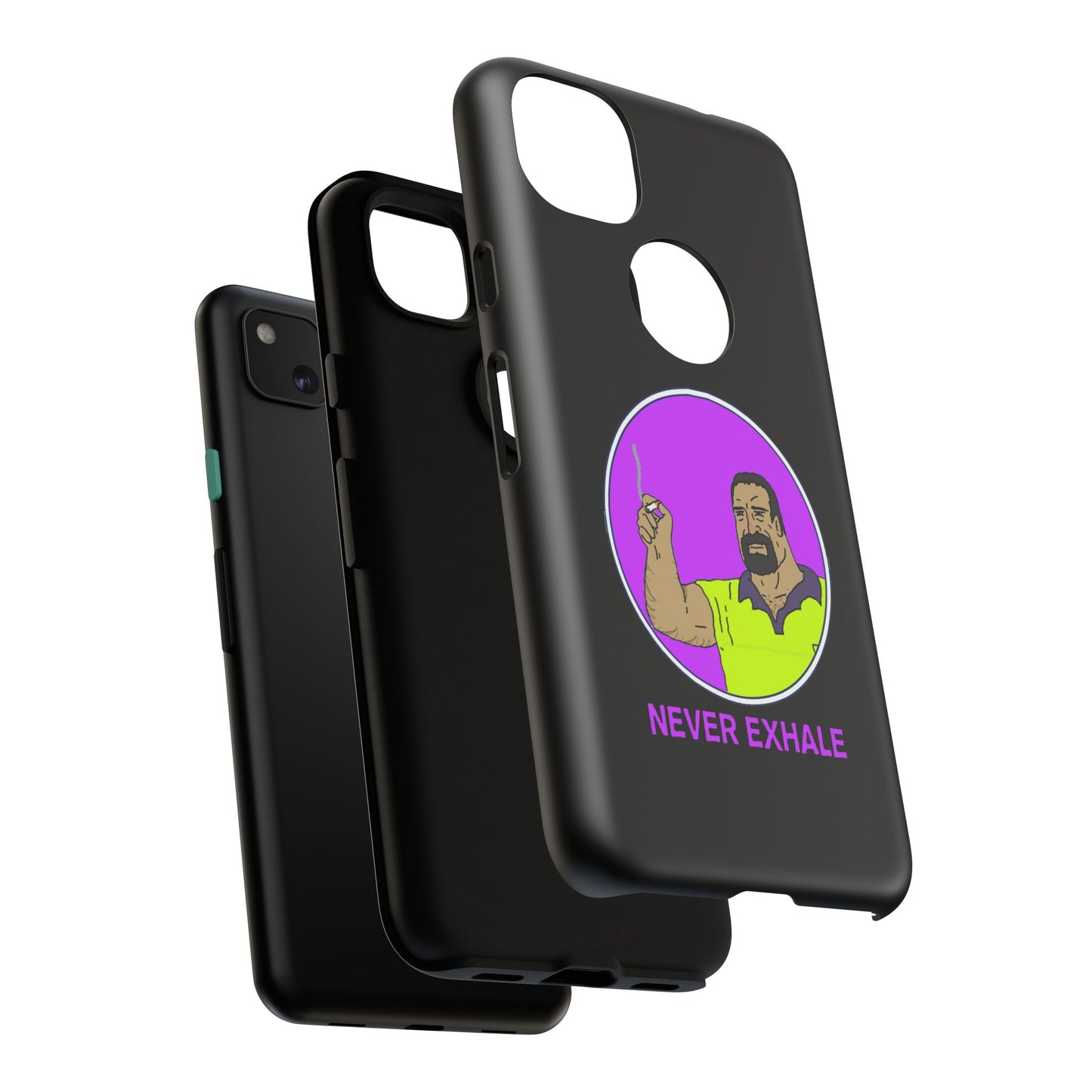 Never Exhale Phone Case (Black)