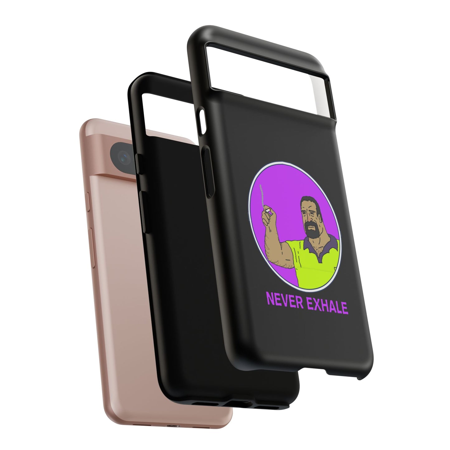 Never Exhale Phone Case (Black)