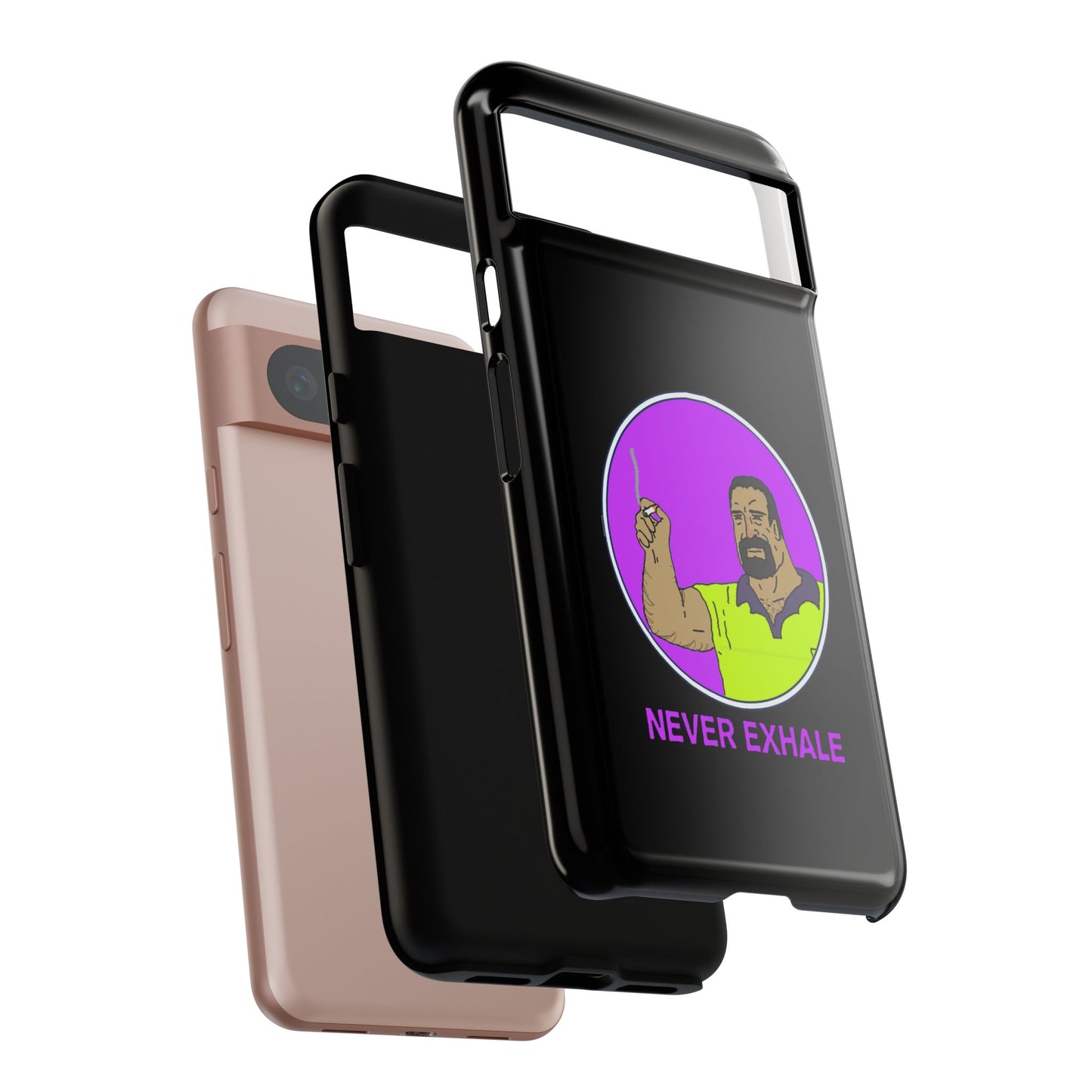 Never Exhale Phone Case (Black)