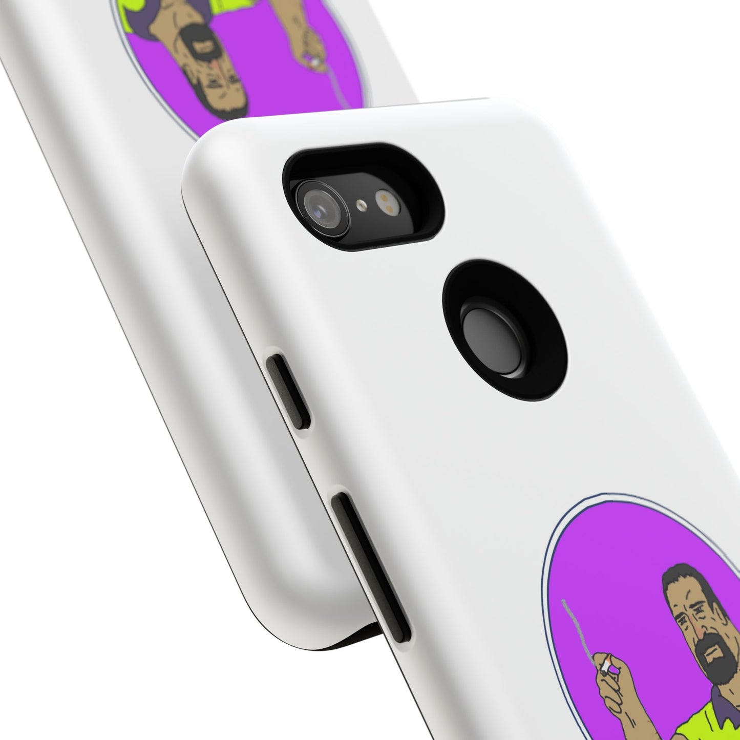 Never Exhale Phone Case (White)