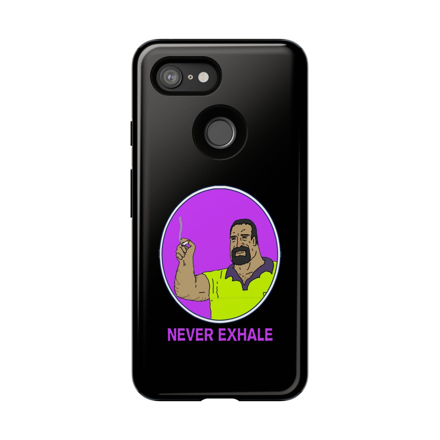 Never Exhale Phone Case (Black)