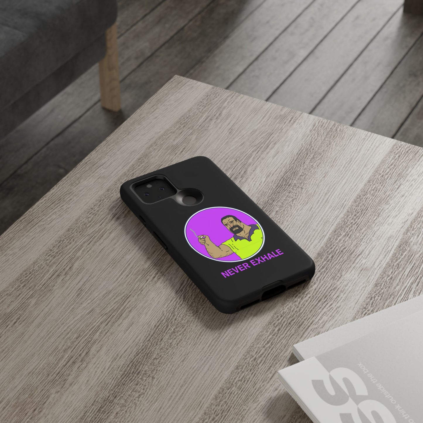 Never Exhale Phone Case (Black)