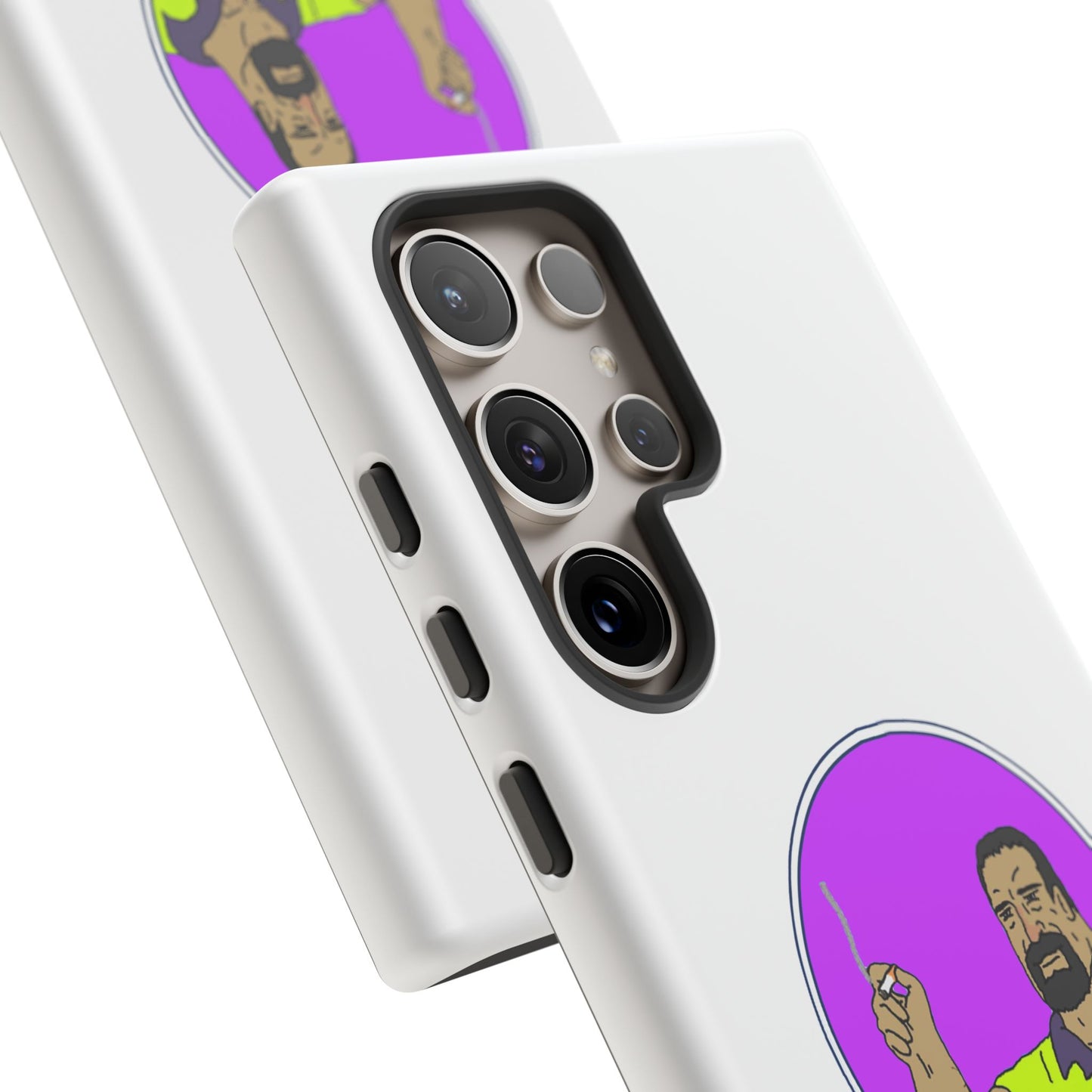 Never Exhale Phone Case (White)