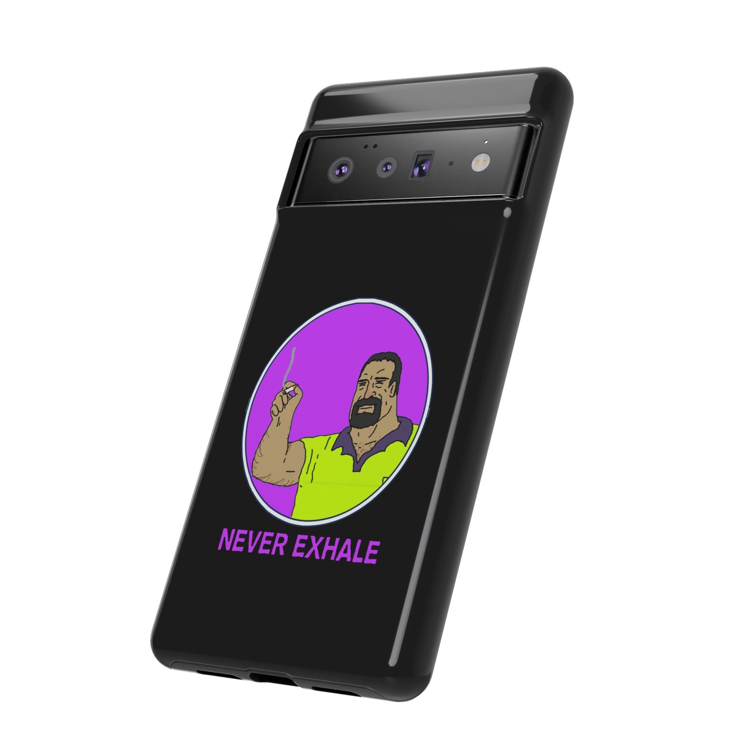 Never Exhale Phone Case (Black)