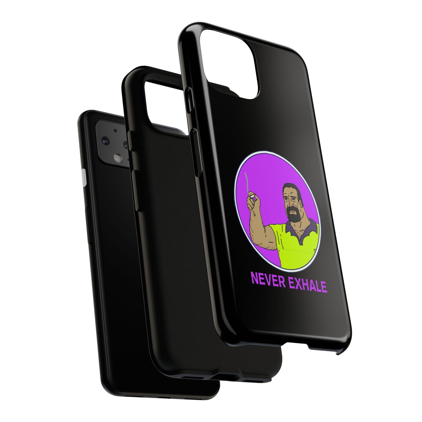 Never Exhale Phone Case (Black)