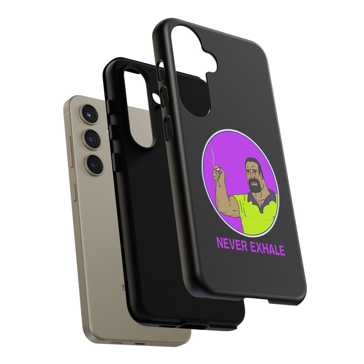 Never Exhale Phone Case (Black)