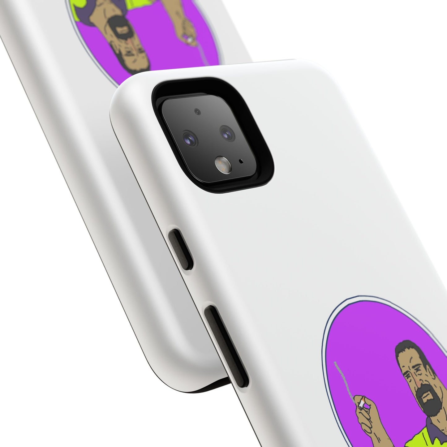Never Exhale Phone Case (White)