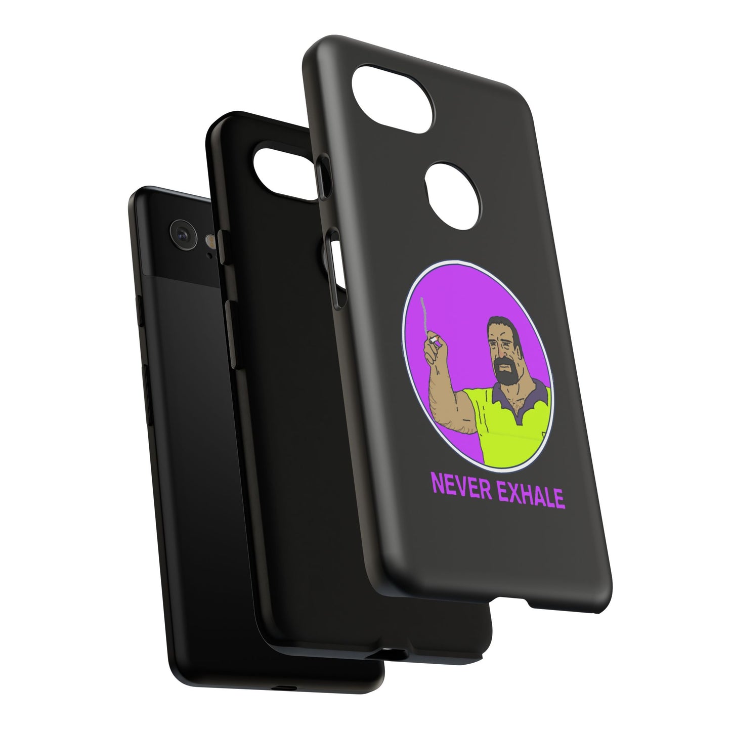 Never Exhale Phone Case (Black)