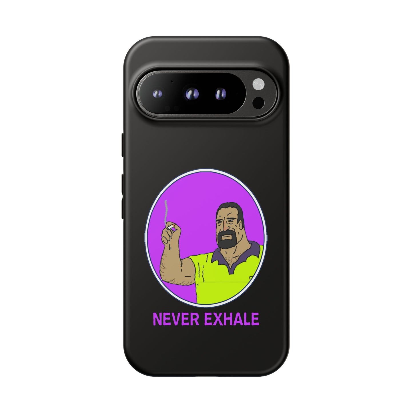 Never Exhale Phone Case (Black)
