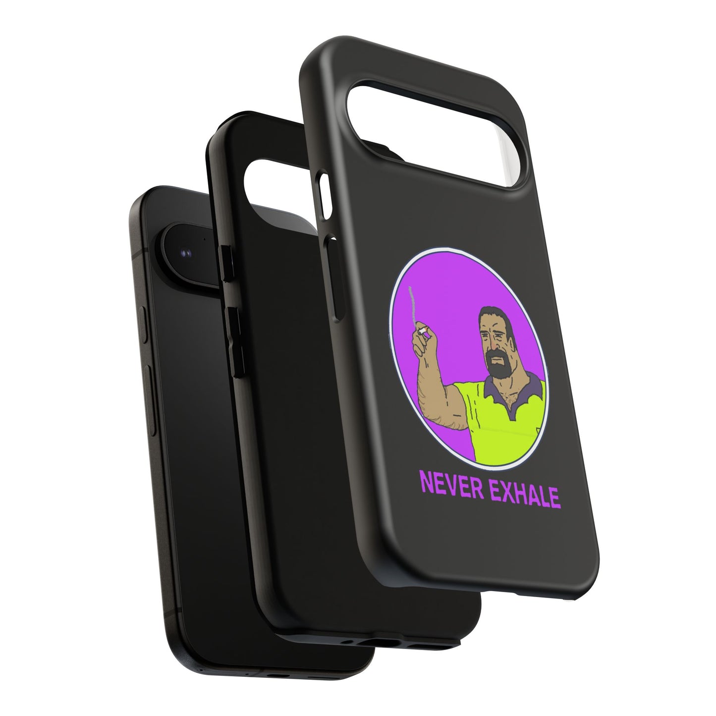 Never Exhale Phone Case (Black)