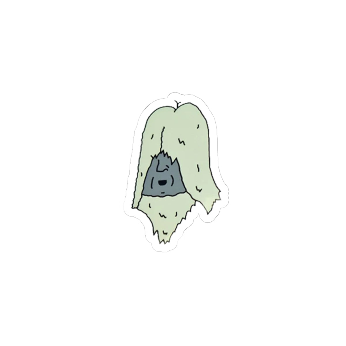 Scruffy Sticker