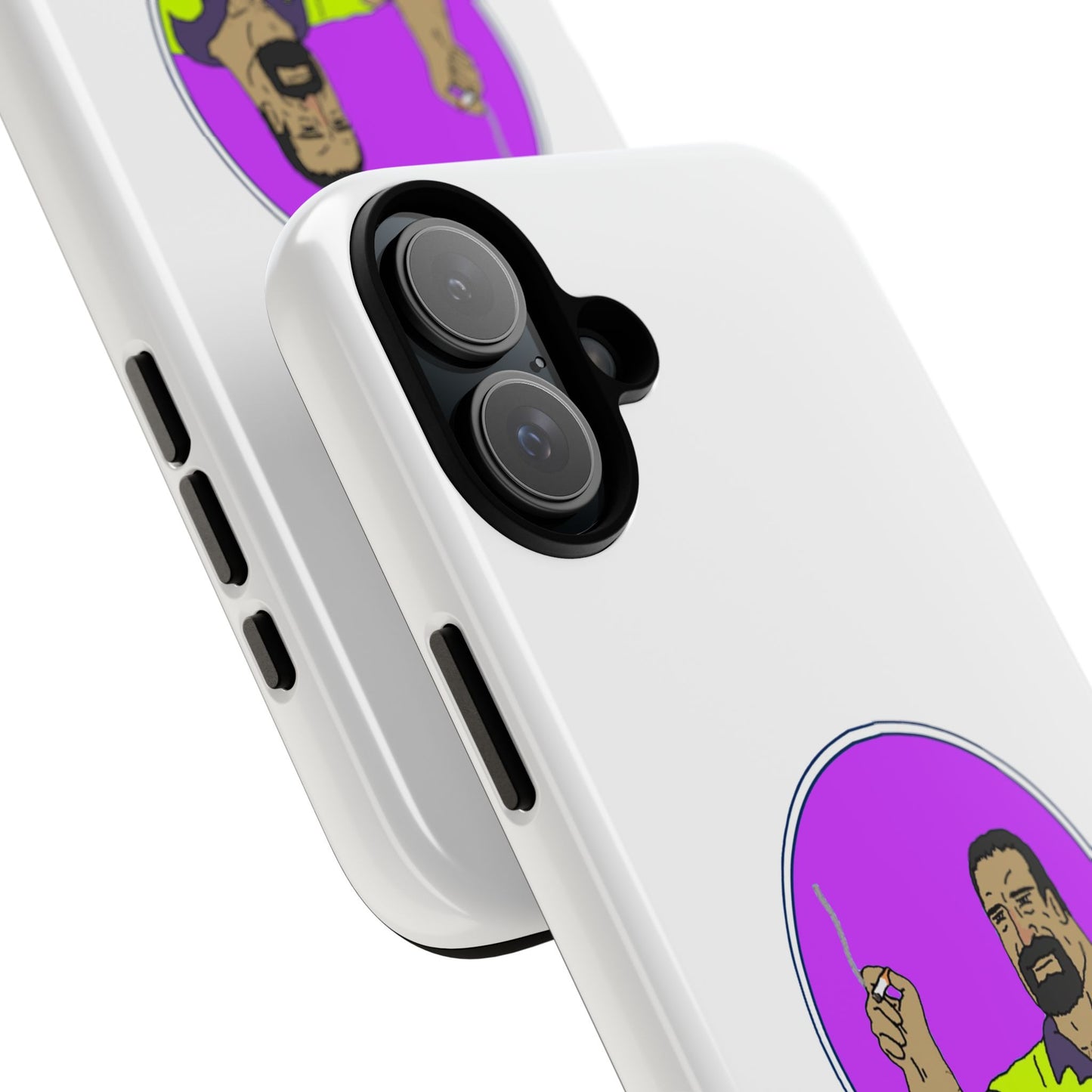 Never Exhale Phone Case (White)