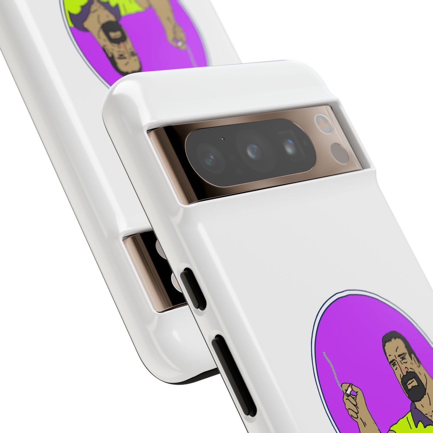 Never Exhale Phone Case (White)
