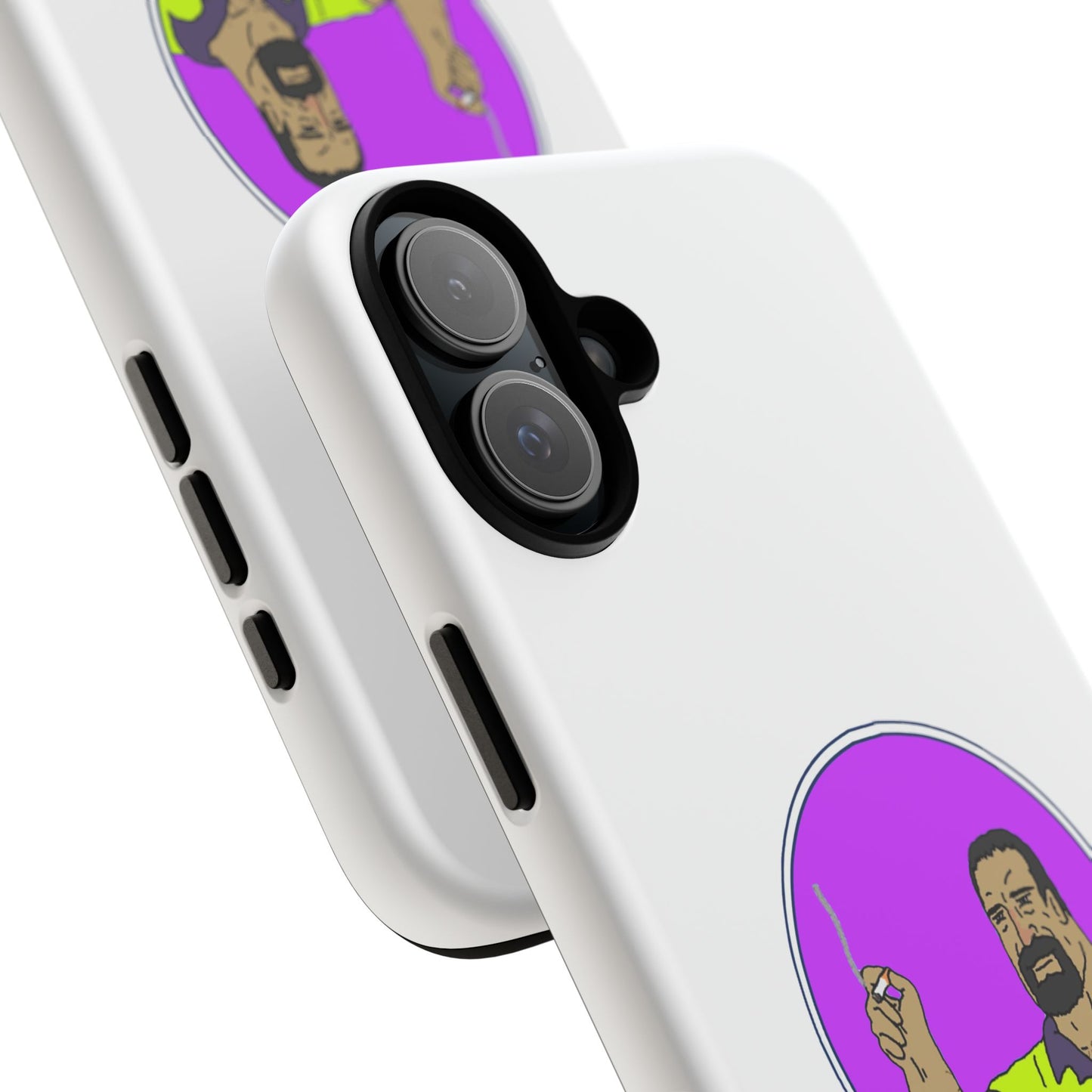 Never Exhale Phone Case (White)