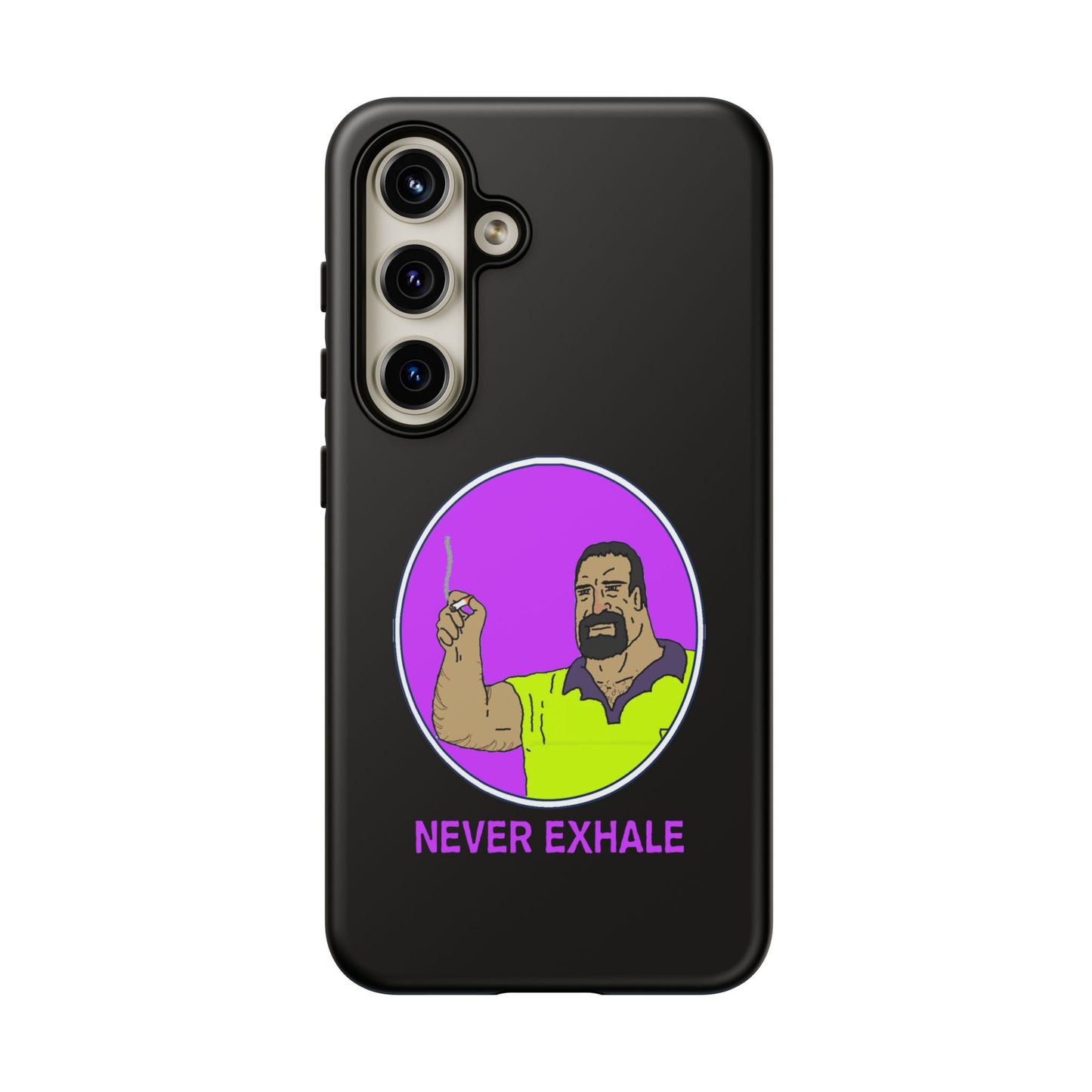 Never Exhale Phone Case (Black)