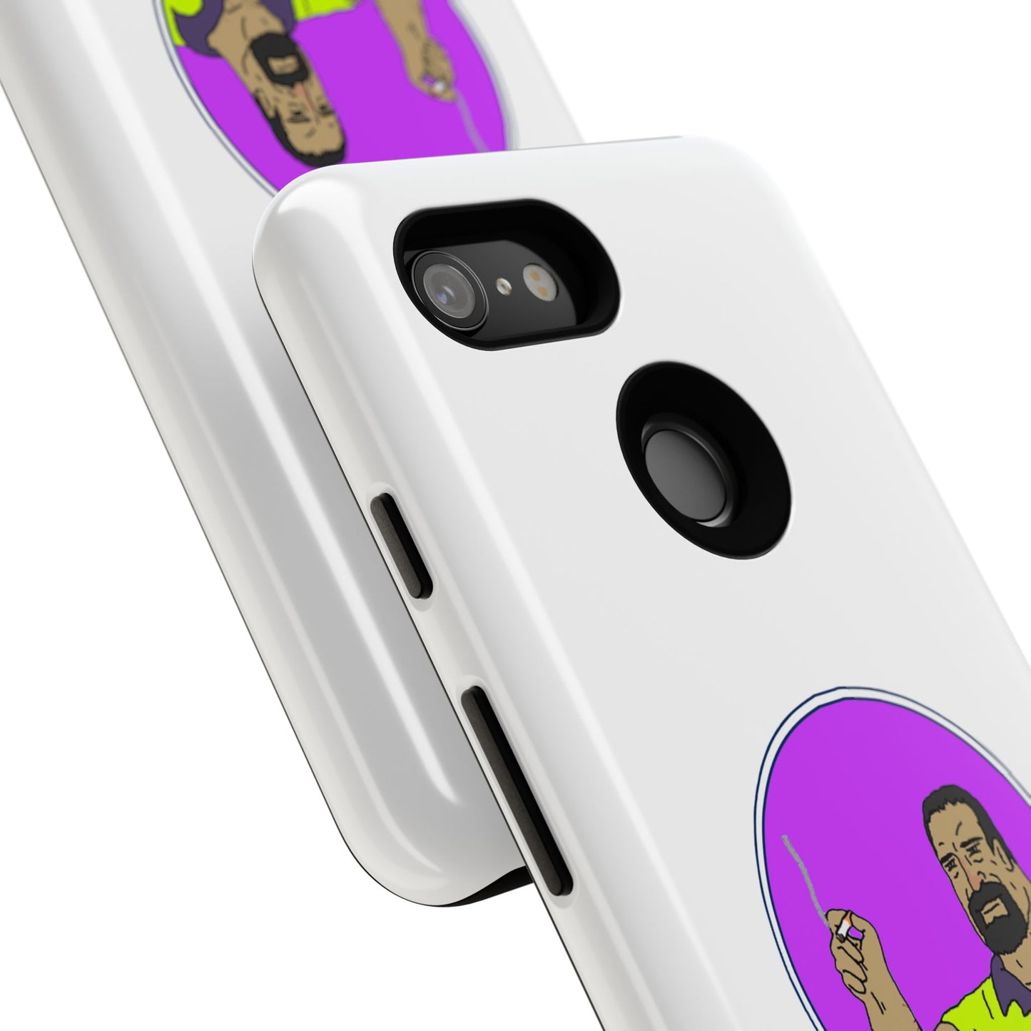 Never Exhale Phone Case (White)