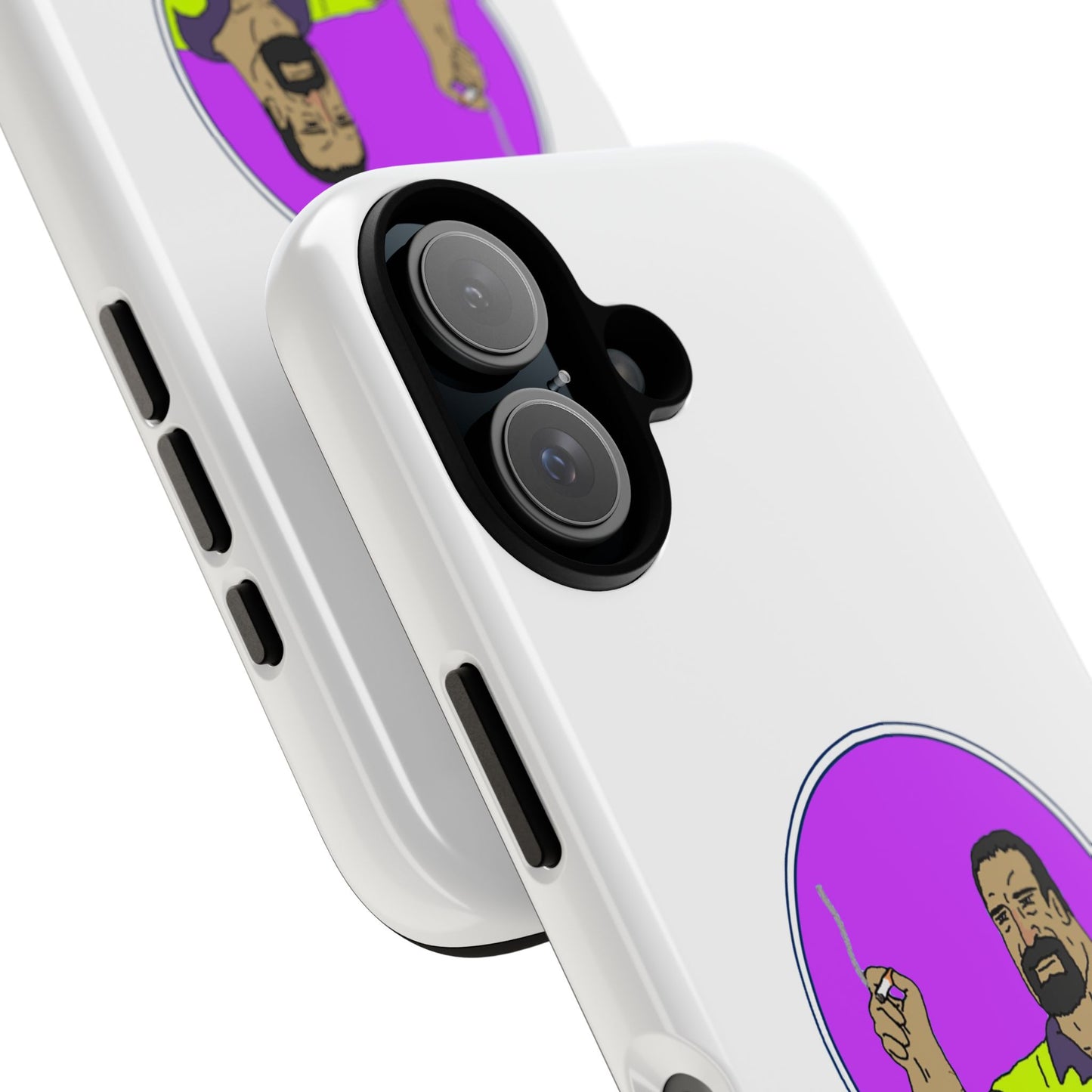 Never Exhale Phone Case (White)