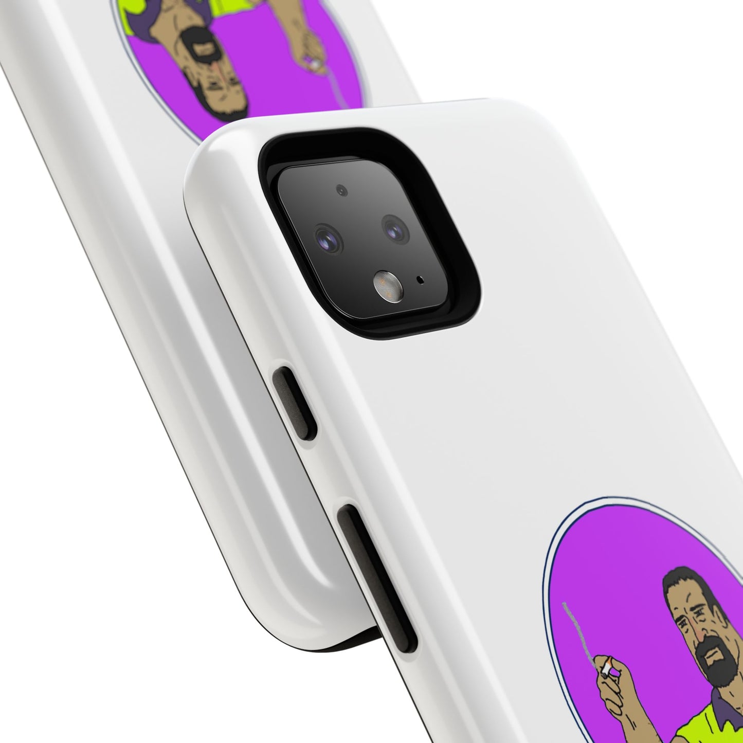 Never Exhale Phone Case (White)