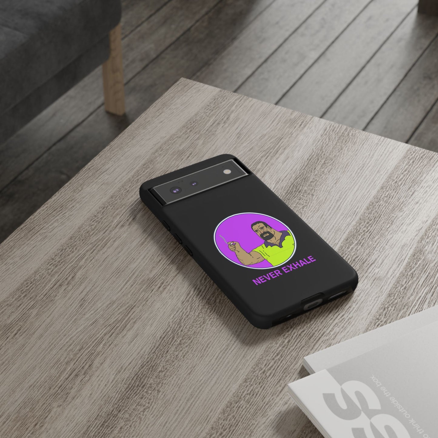 Never Exhale Phone Case (Black)