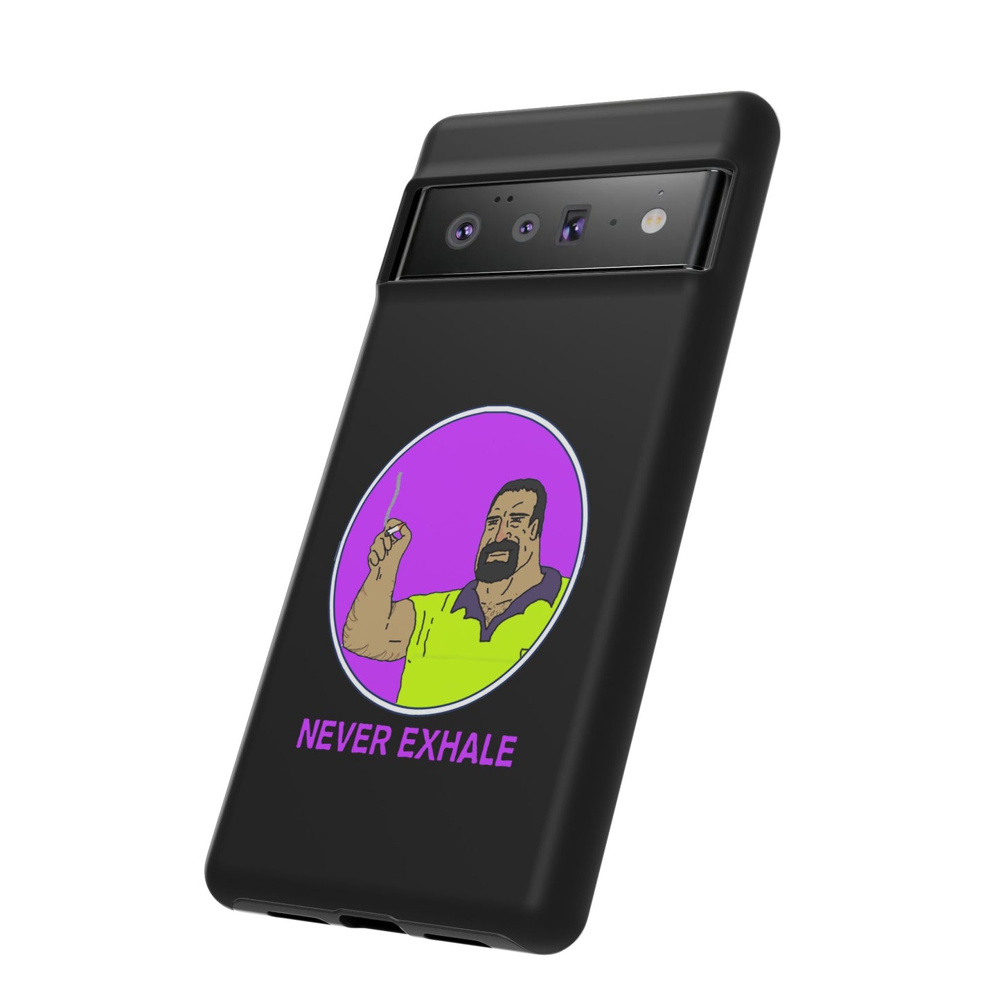 Never Exhale Phone Case (Black)