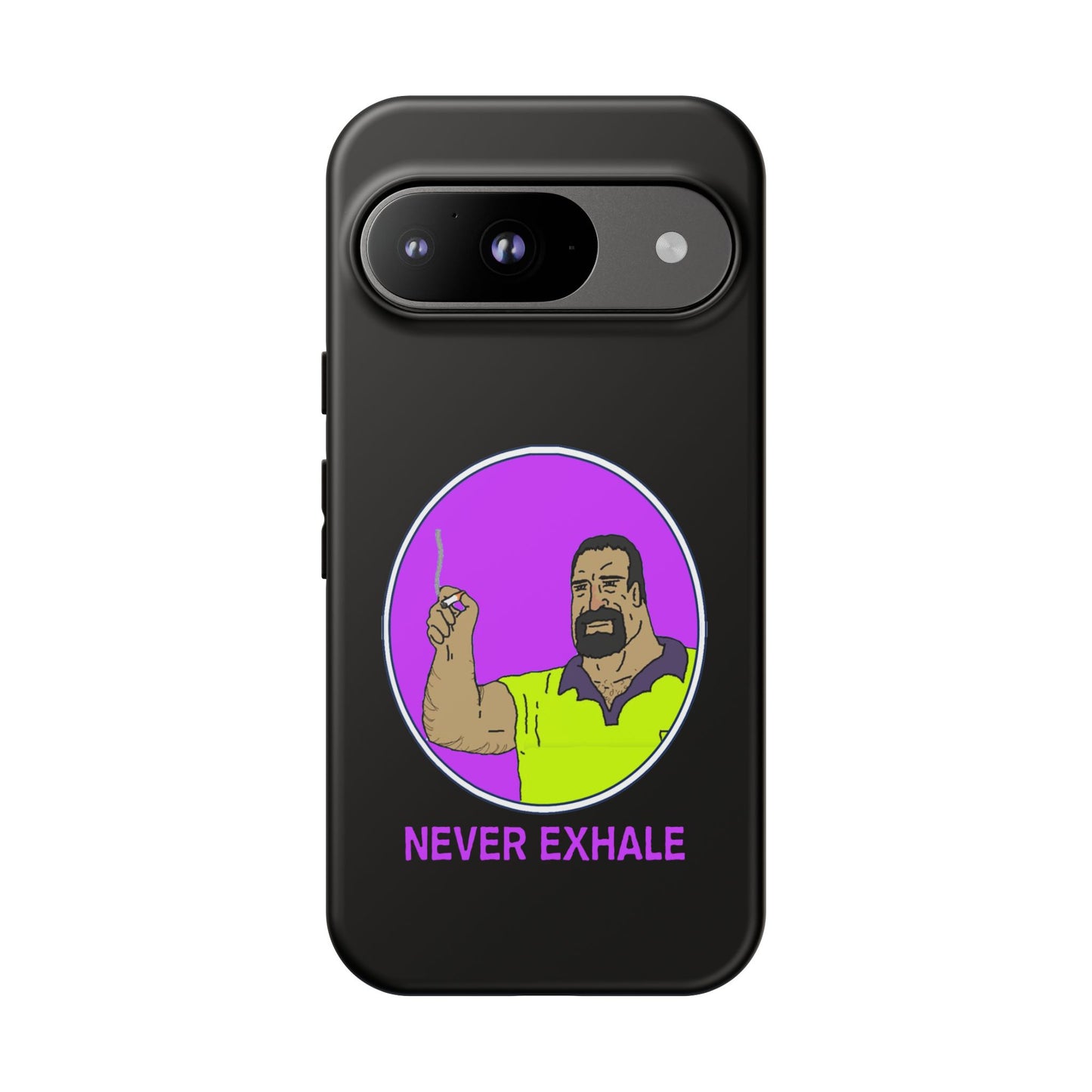 Never Exhale Phone Case (Black)