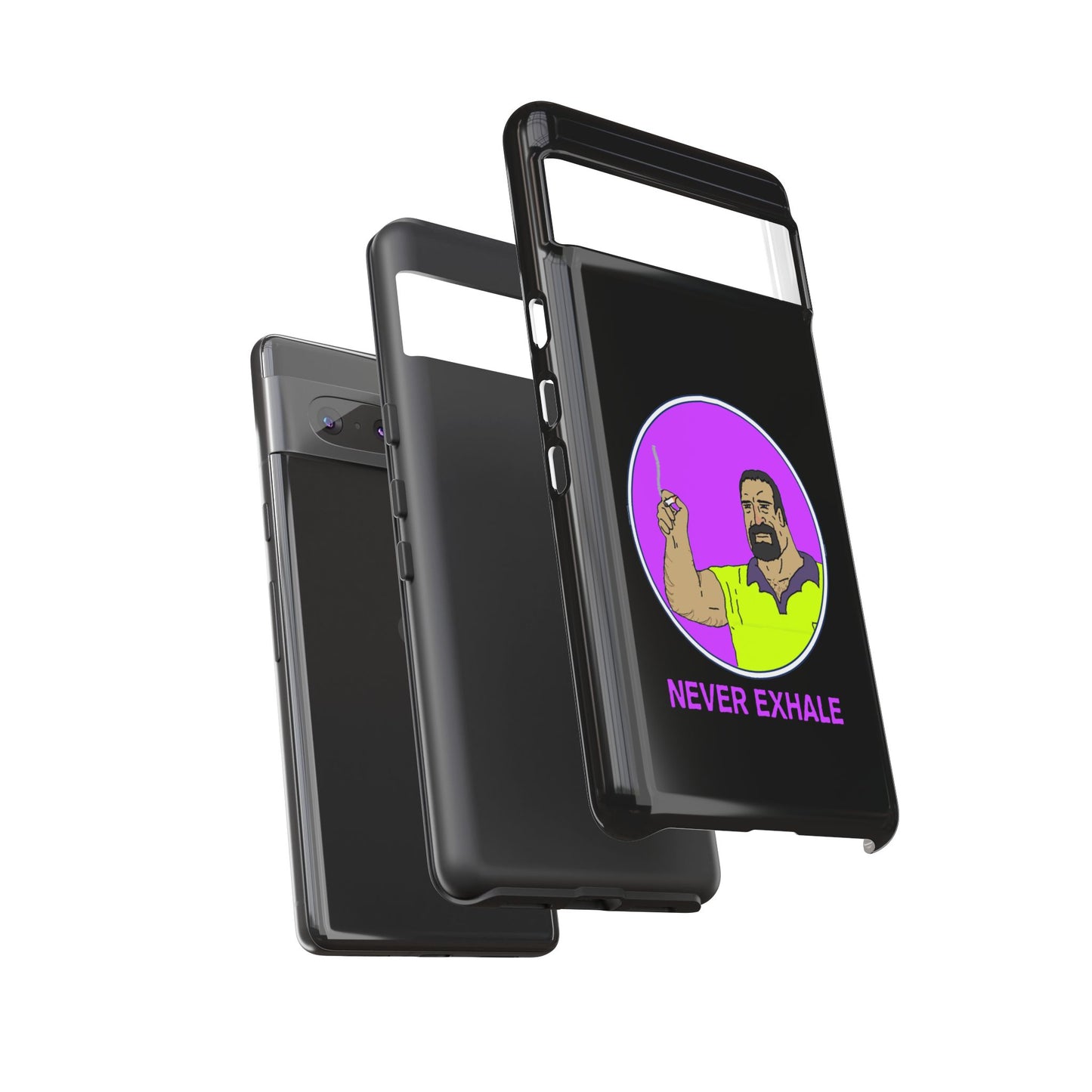 Never Exhale Phone Case (Black)