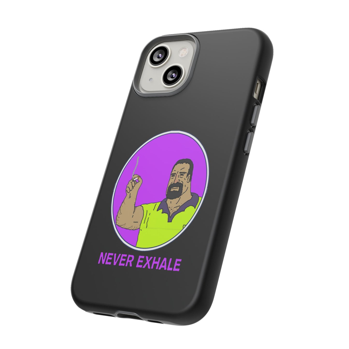 Never Exhale Phone Case (Black)