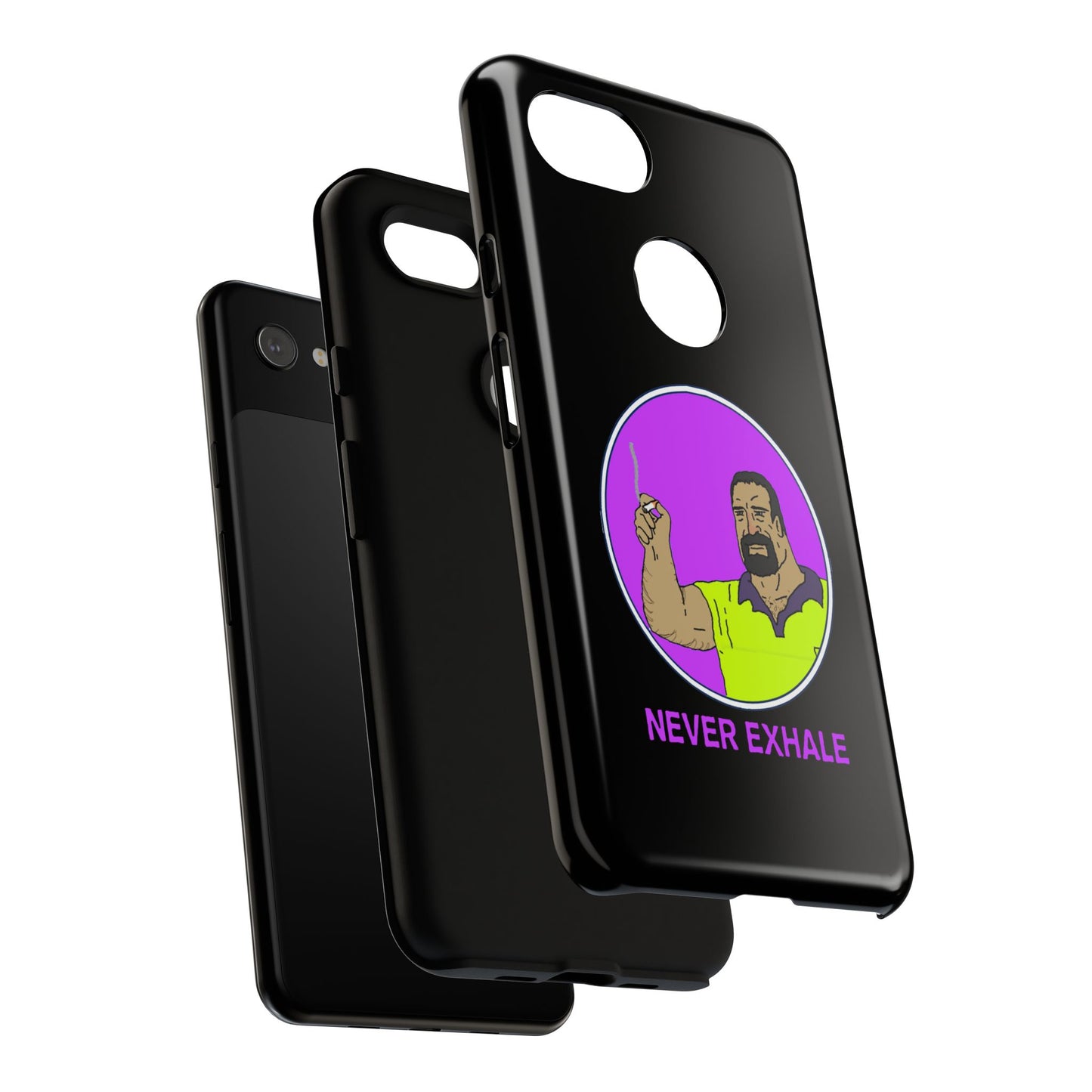 Never Exhale Phone Case (Black)
