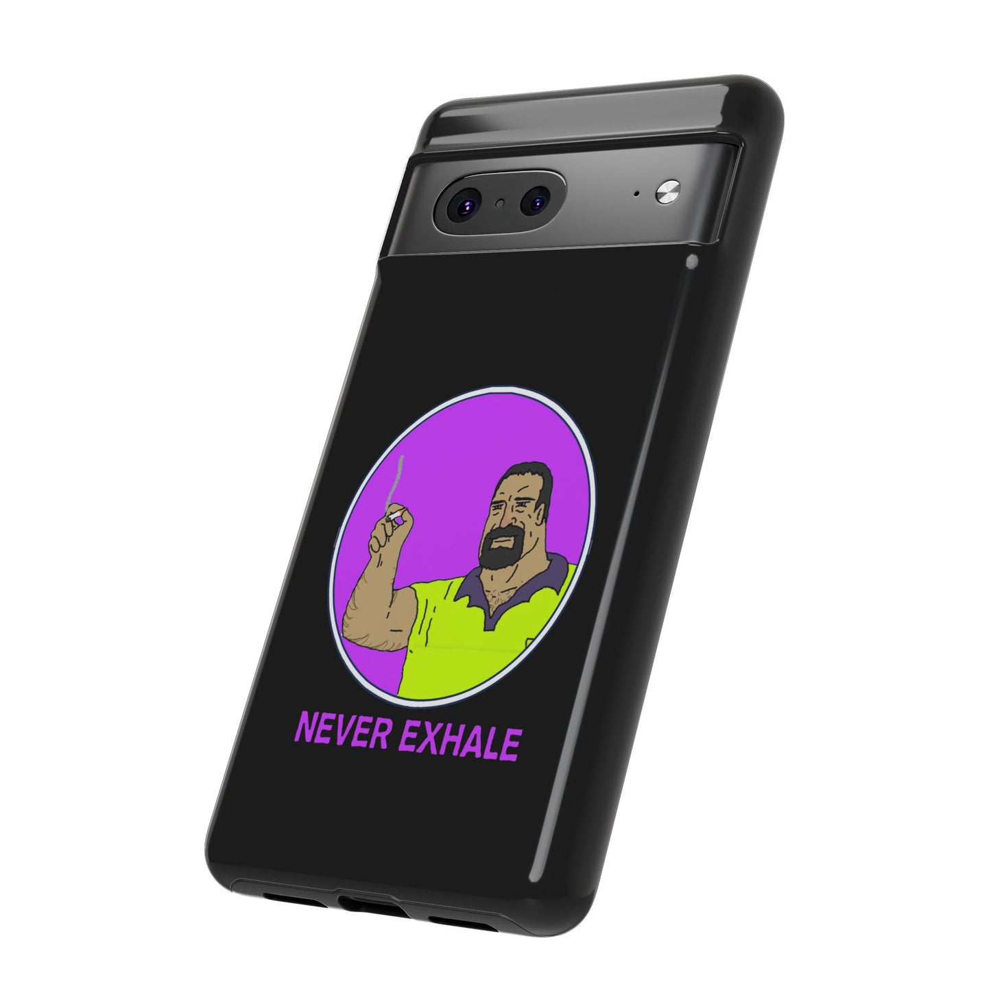 Never Exhale Phone Case (Black)