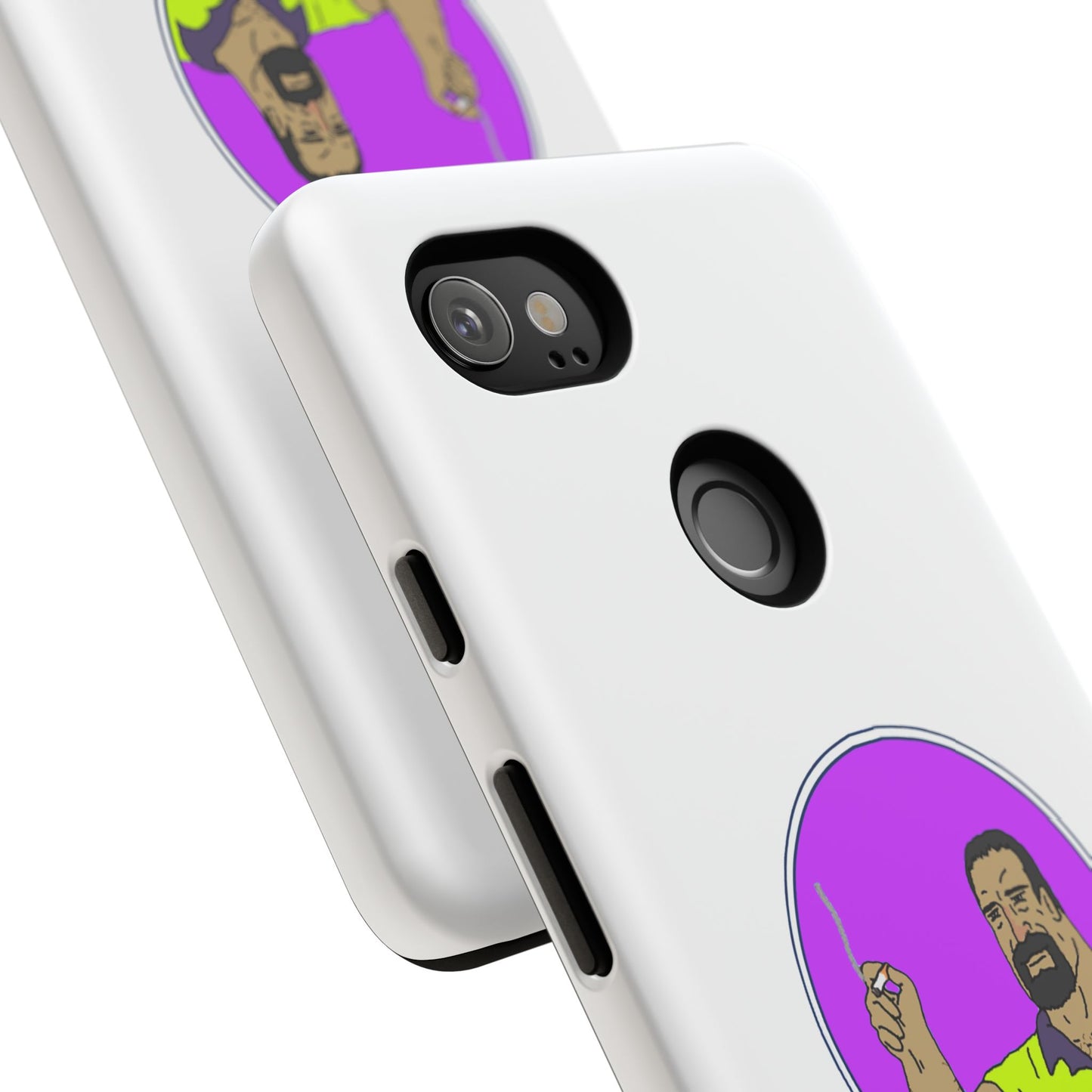 Never Exhale Phone Case (White)