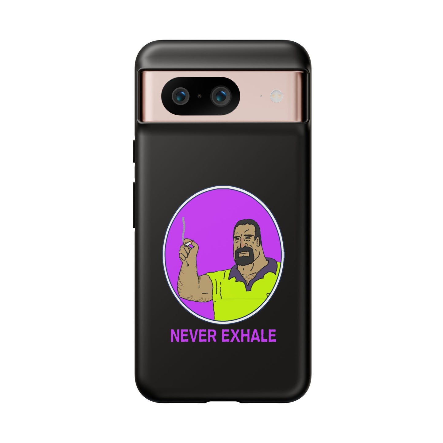 Never Exhale Phone Case (Black)