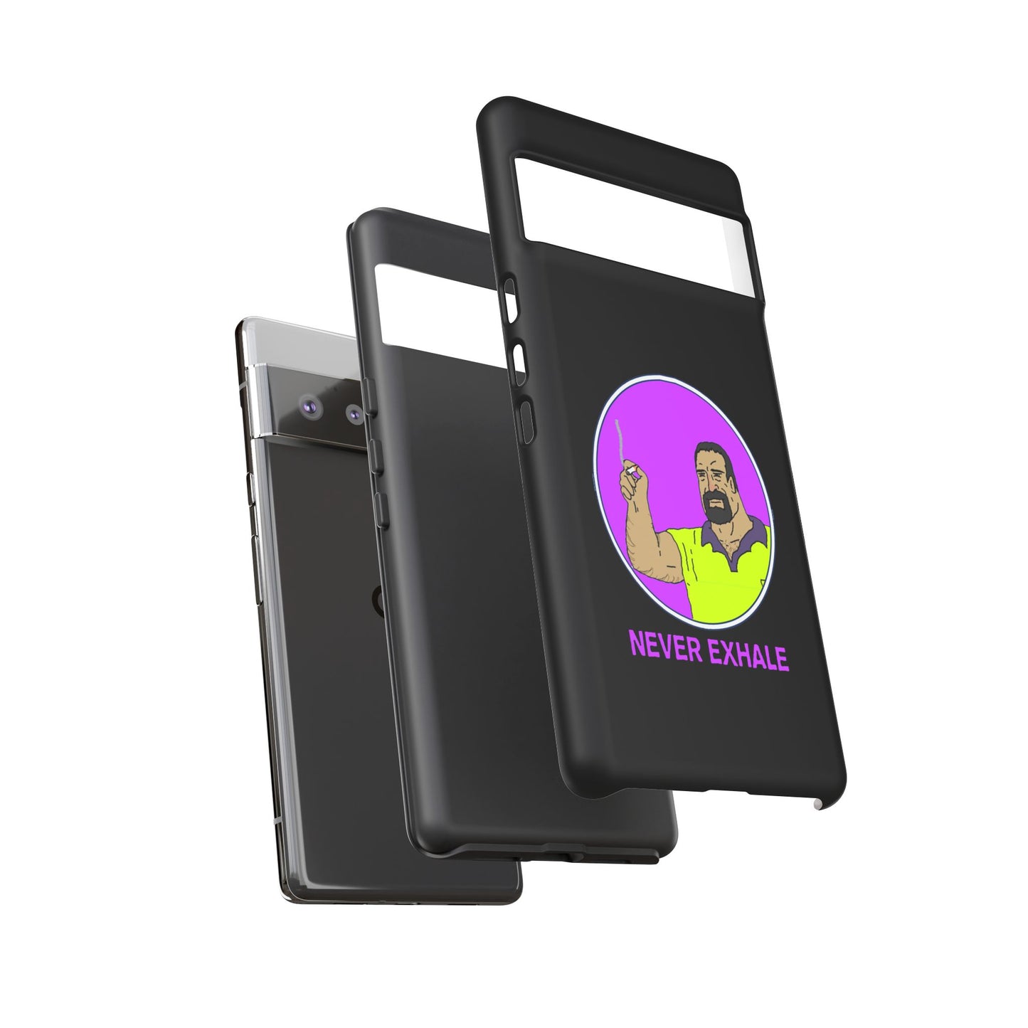 Never Exhale Phone Case (Black)