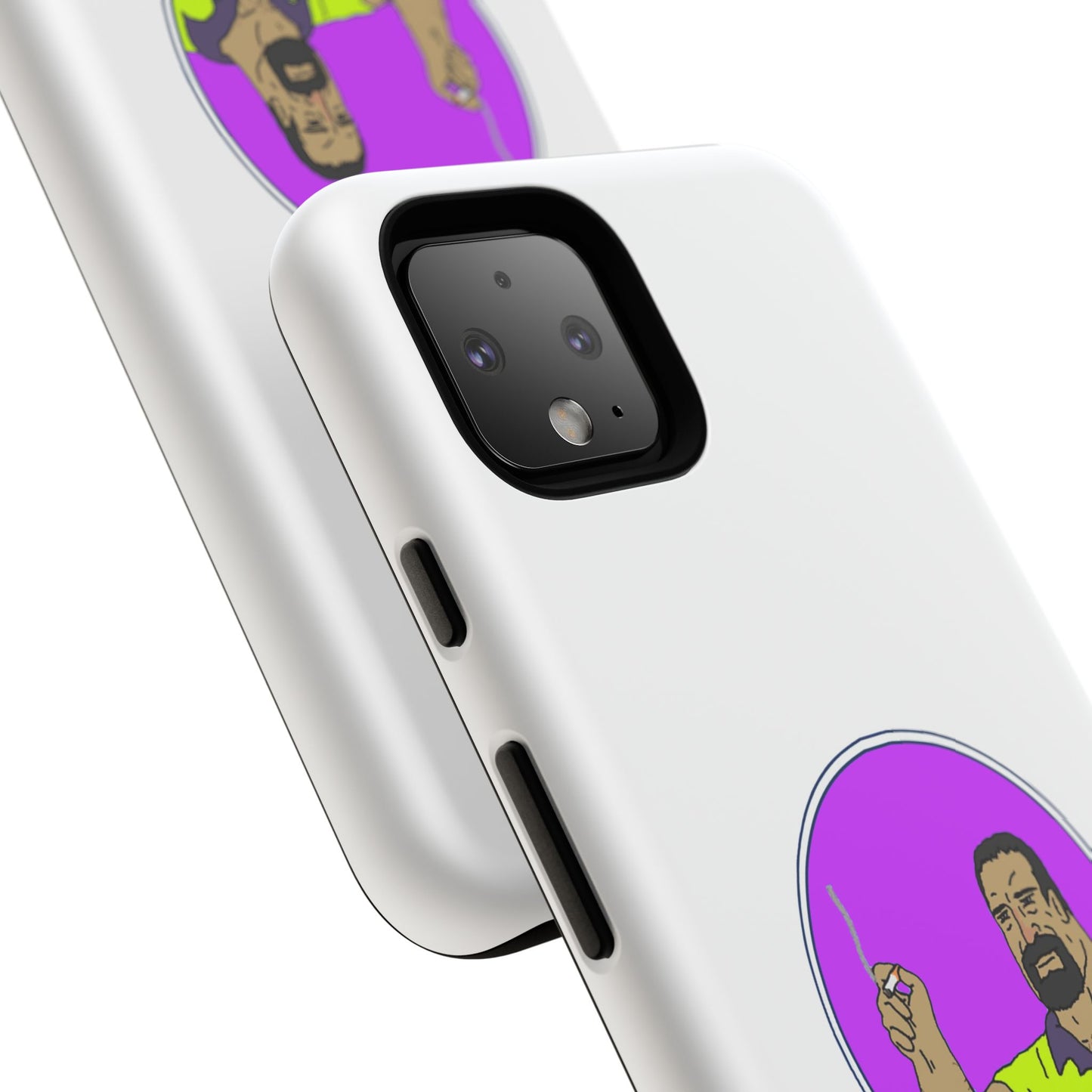 Never Exhale Phone Case (White)
